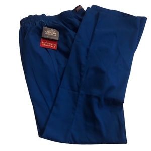 Cherokee Workwear Women's Blue 4001 ROYW Missy Fit Waist Scrub Pants Size M NWT